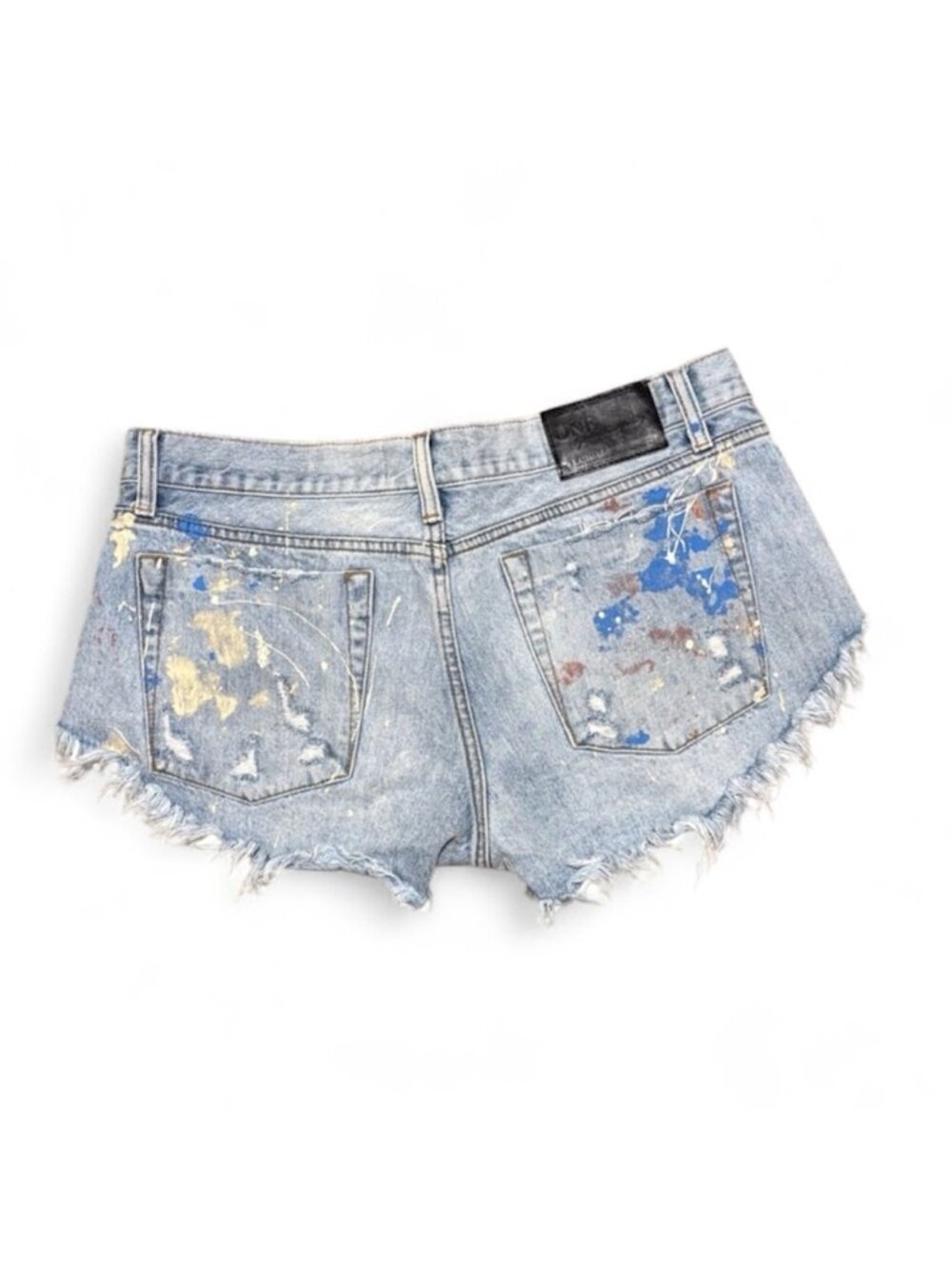 Paint Splatter Shorts
